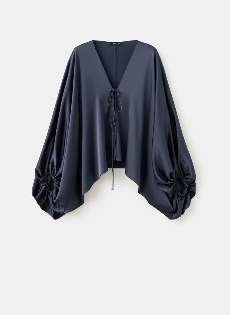 MANGO Puffed sleeves jacket